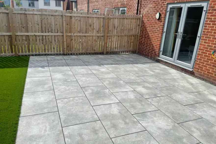 Artificial grass installation by S&T Landscapes