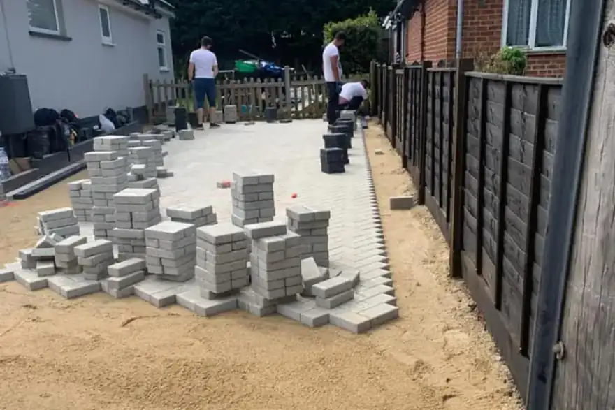 Artificial grass installation by S Jones Landscaping - Patios South Wales