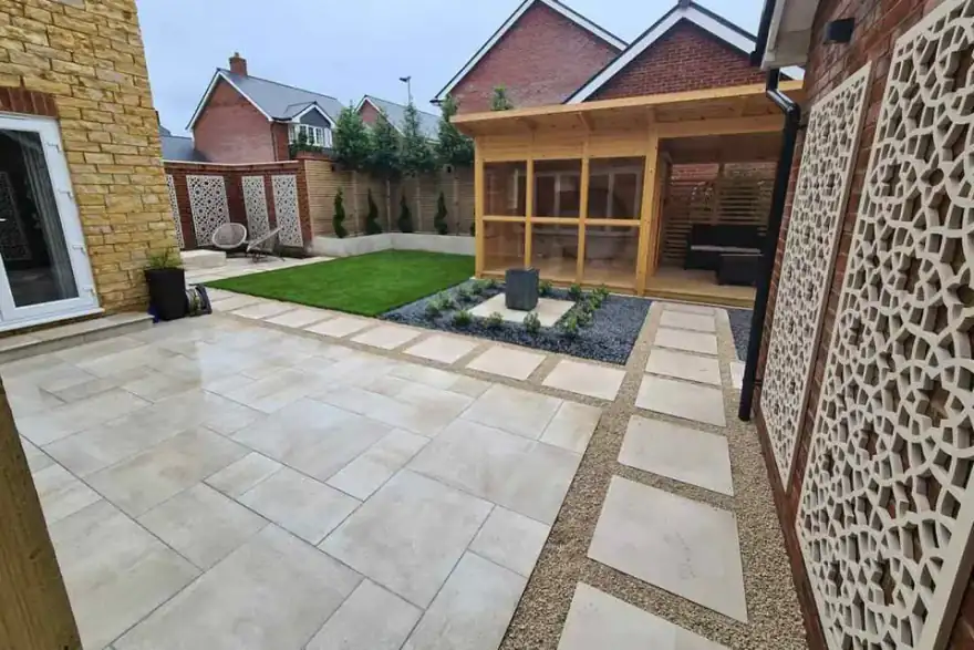 Artificial grass installation by S Turner Landscaping