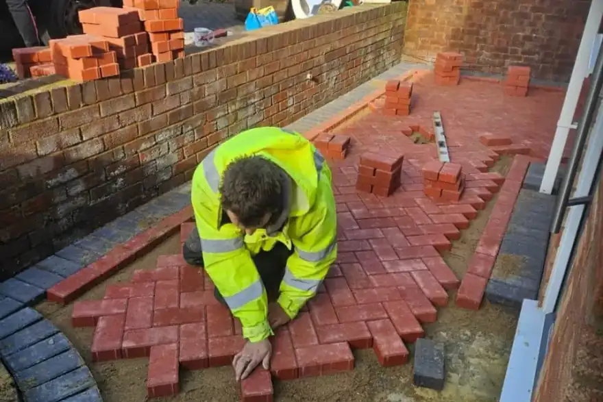 block paving project in Kent