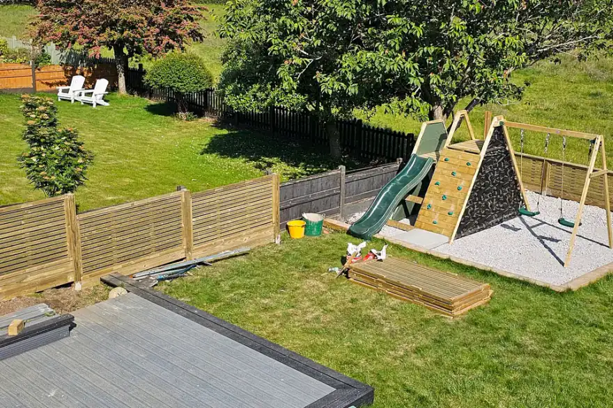 Artificial grass installation by Shear Gardens Landscaping