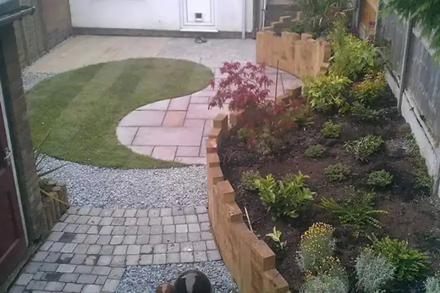 Ying and yang garden