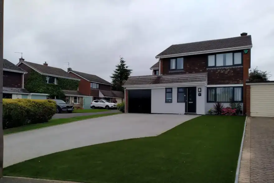 Artificial grass installation by Shropshire Artificial Grass