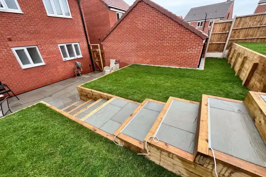 Garden landscaping Shropshire