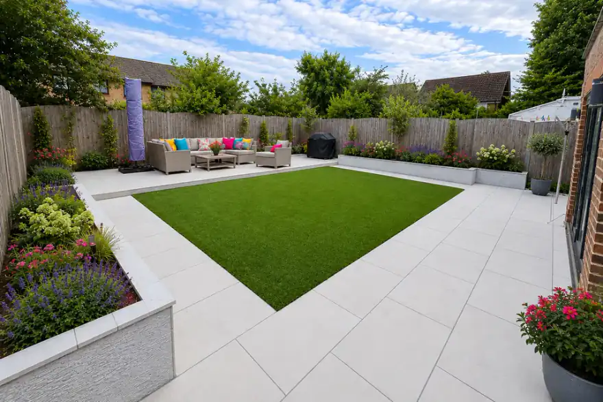 Artificial grass installation by SilvaTree