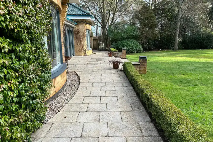 Artificial grass installation by Simmons Garden Services