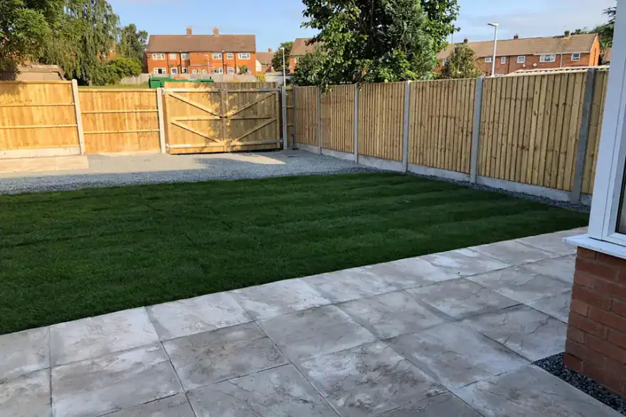 Artificial grass installation by SM Landscaping