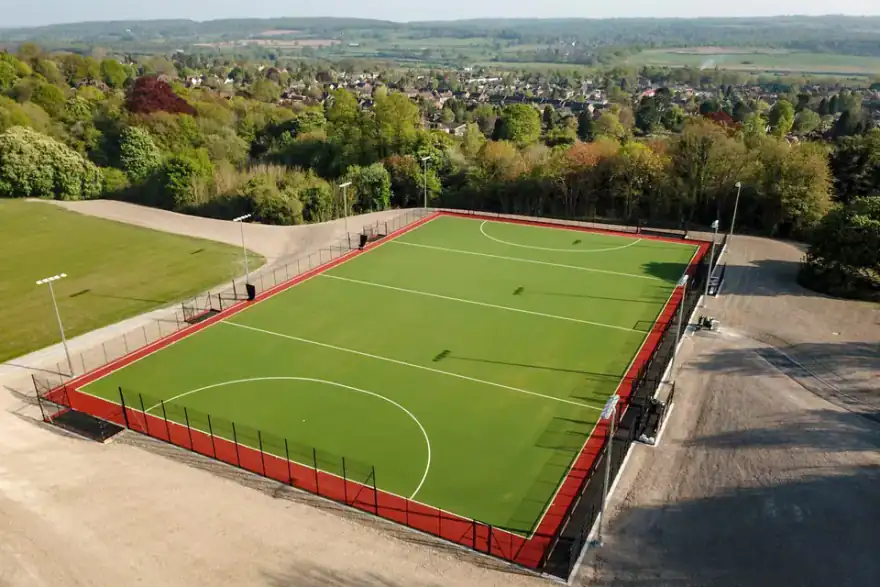 Artificial grass installation by Smith Construction