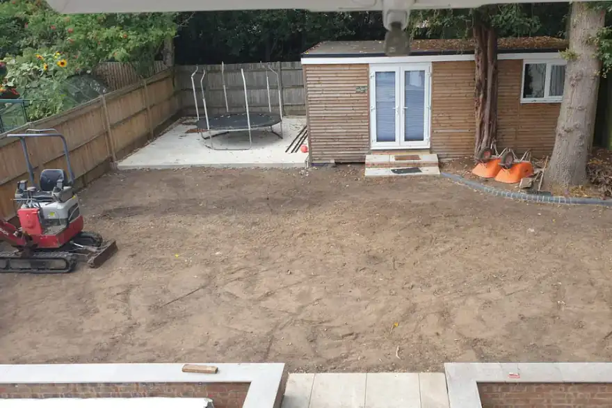 Artificial grass installation by South Coast Grass