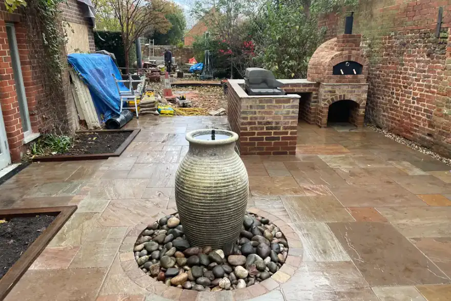 Artificial grass installation by Southern Landscaping Ltd