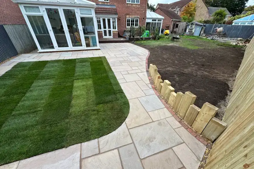 Artificial grass installation by Southern Landscaping Ltd