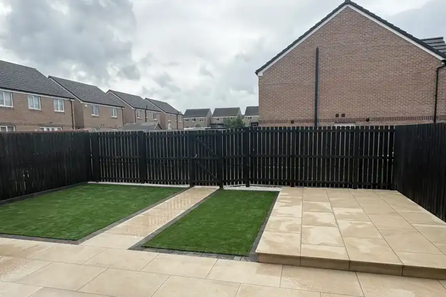 Artificial grass installation by Transforming Outdoor Spaces Across Glasgow