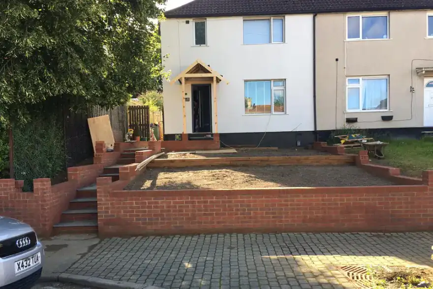 Artificial grass installation by St Albans Decking