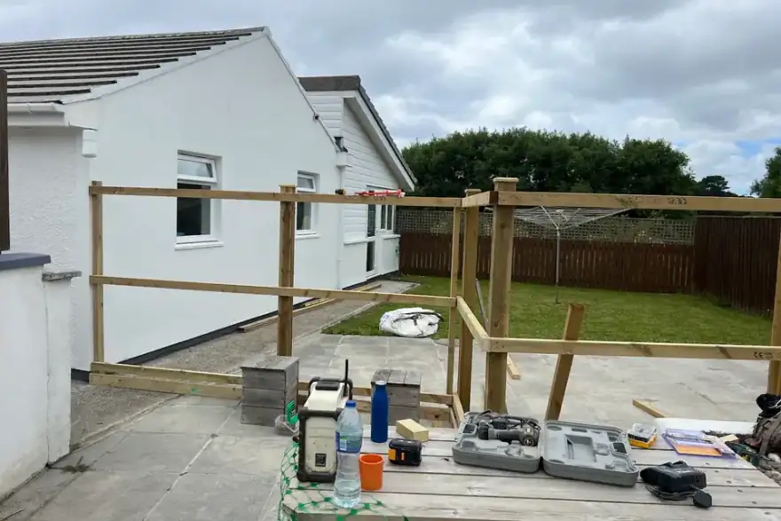 Artificial grass installation by St Ives Gardening & Fencing Services