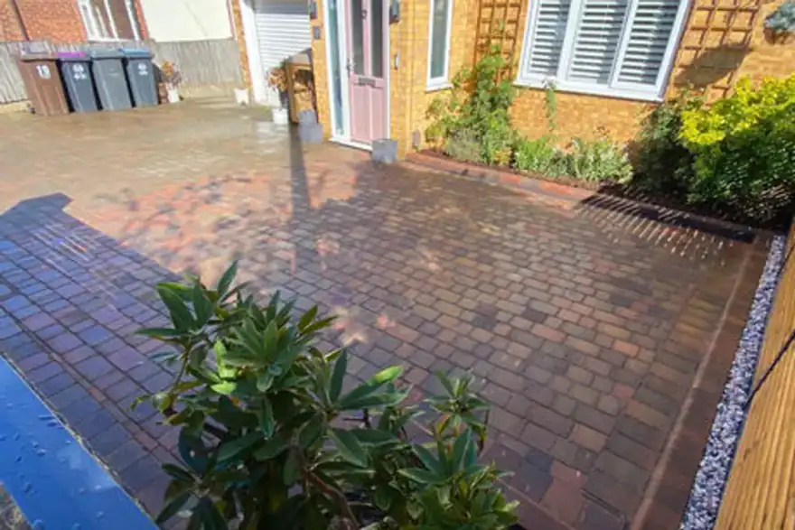 Artificial grass installation by Stonewood Landscaping & Fencing