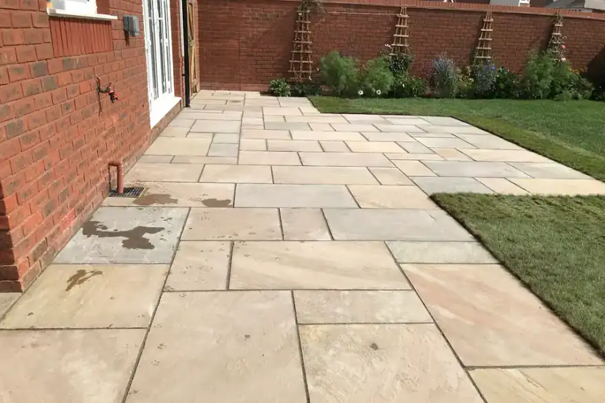 Artificial grass installation by Stuart Preece Garden Services