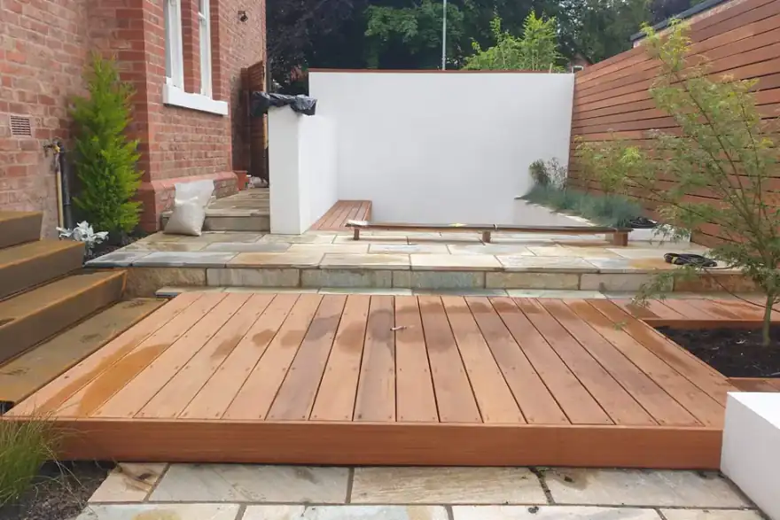 Artificial grass installation by Summerbee Landscapes
