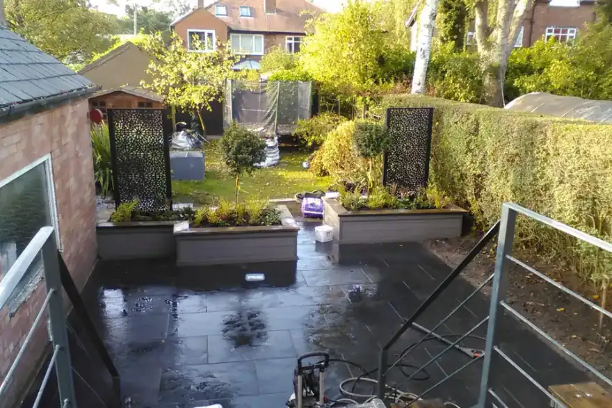 Artificial grass installation by Summerbee Landscapes