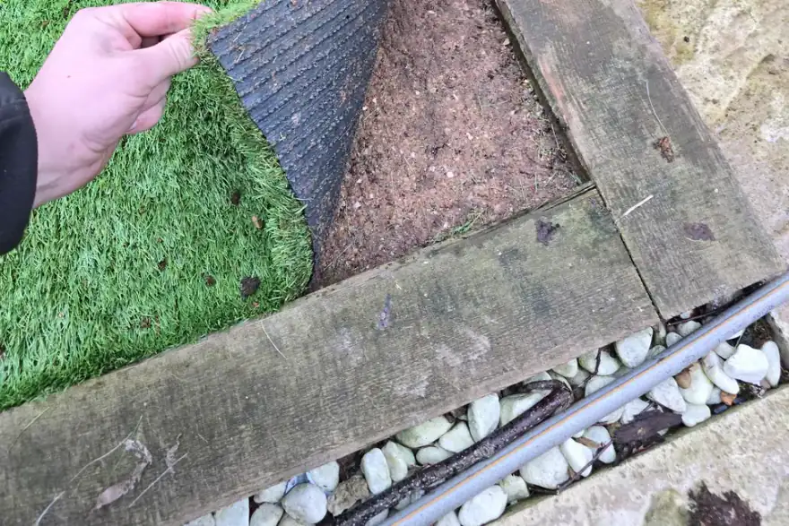 Artificial grass installation by Super-Grass
