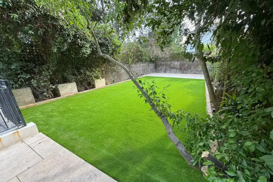 Artificial grass installation by Superior Lawn