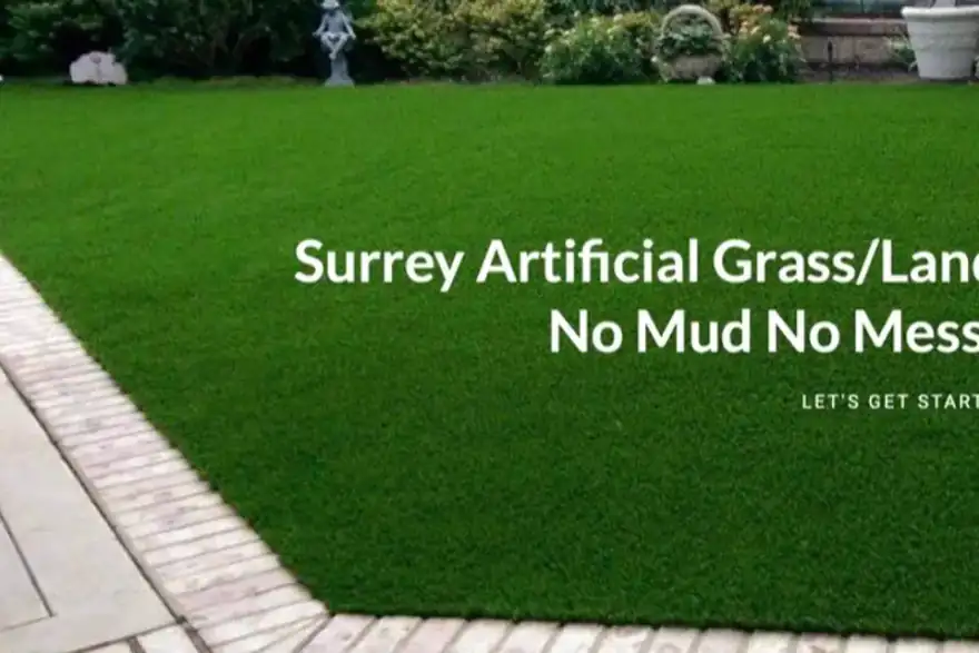 Artificial grass installation by Surrey Artificial Grass