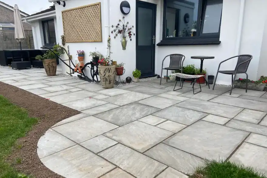 Artificial grass installation by SW fencing and landscaping