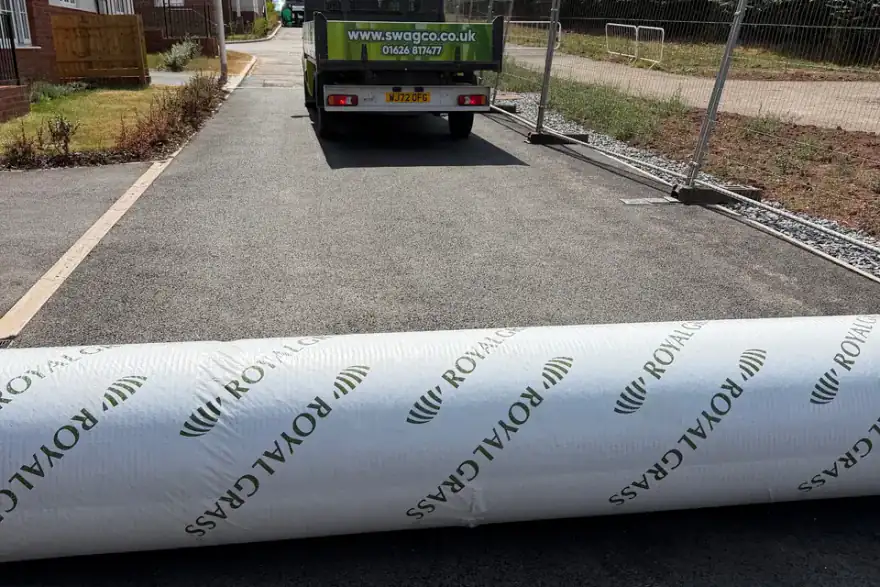Artificial grass installation by South West Artificial Grass Company ( SWAGCO LTD)