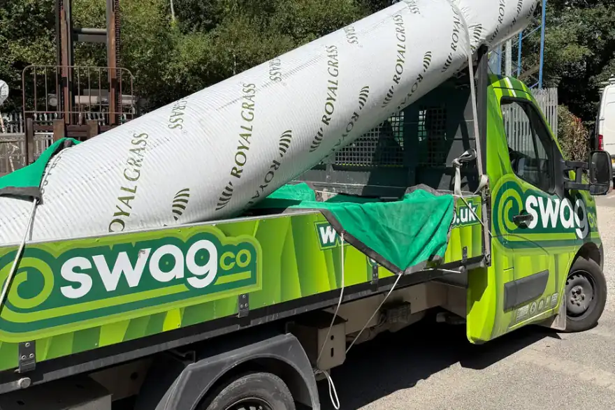 Artificial grass installation by South West Artificial Grass Company ( SWAGCO LTD)