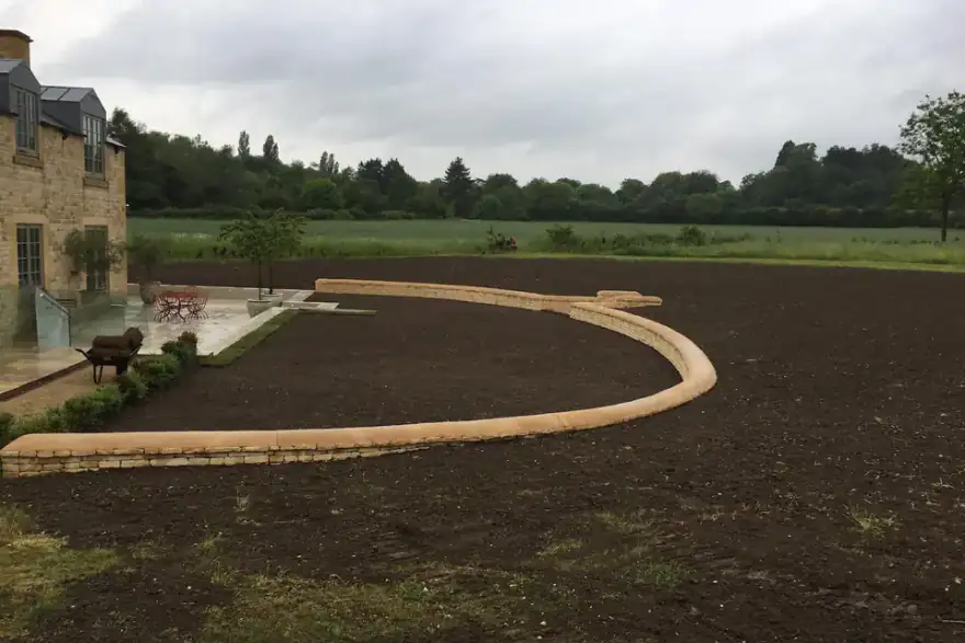 Artificial grass installation by Swindon Turf Direct