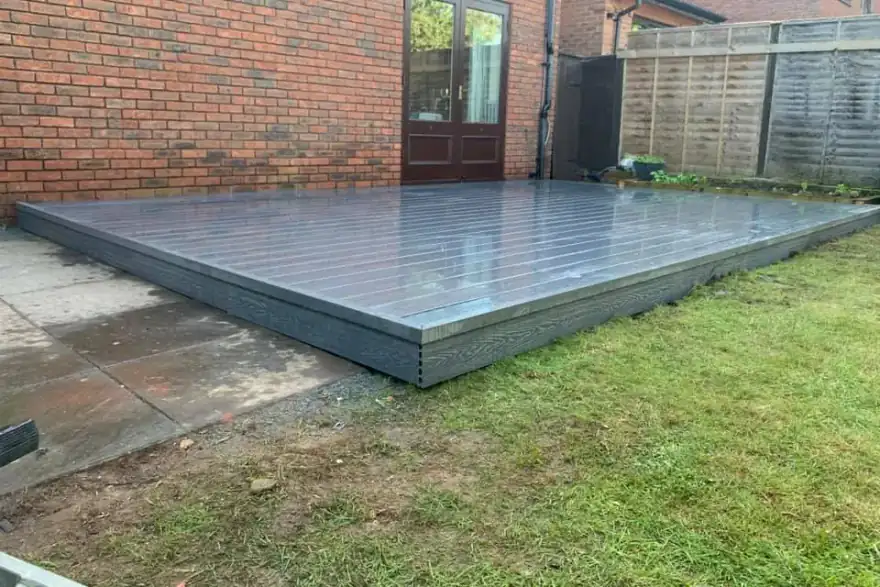 Artificial grass installation by T.S.R Landscapes