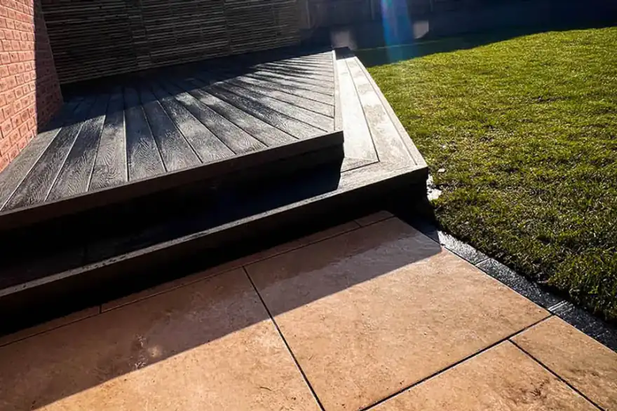 Artificial grass installation by T.S.R Landscapes