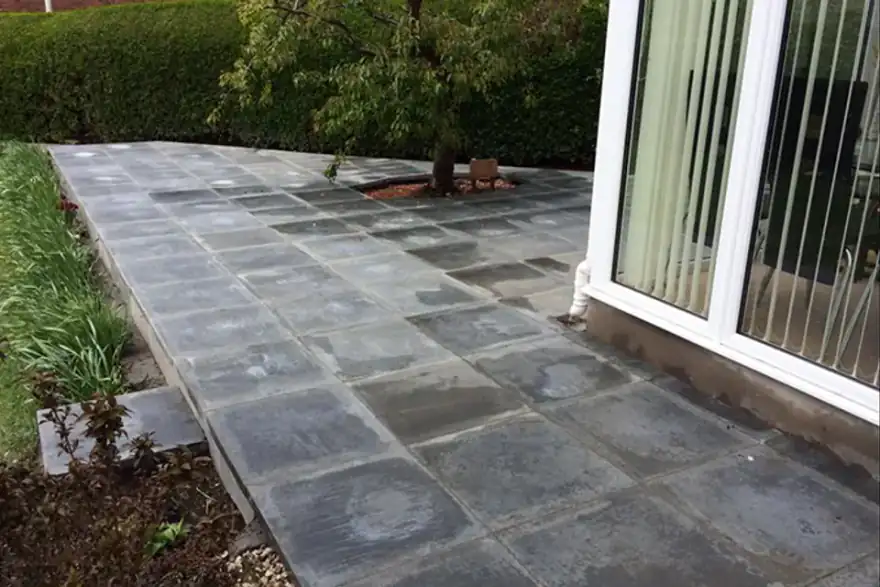 Artificial grass installation by Target Gardens