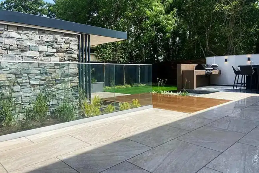 Award winning garden design by Taylor'd Landscaping, Warrington. Taylor'd Landscapes are Marshalls Accredited Landscape Gardeners in Warrington.