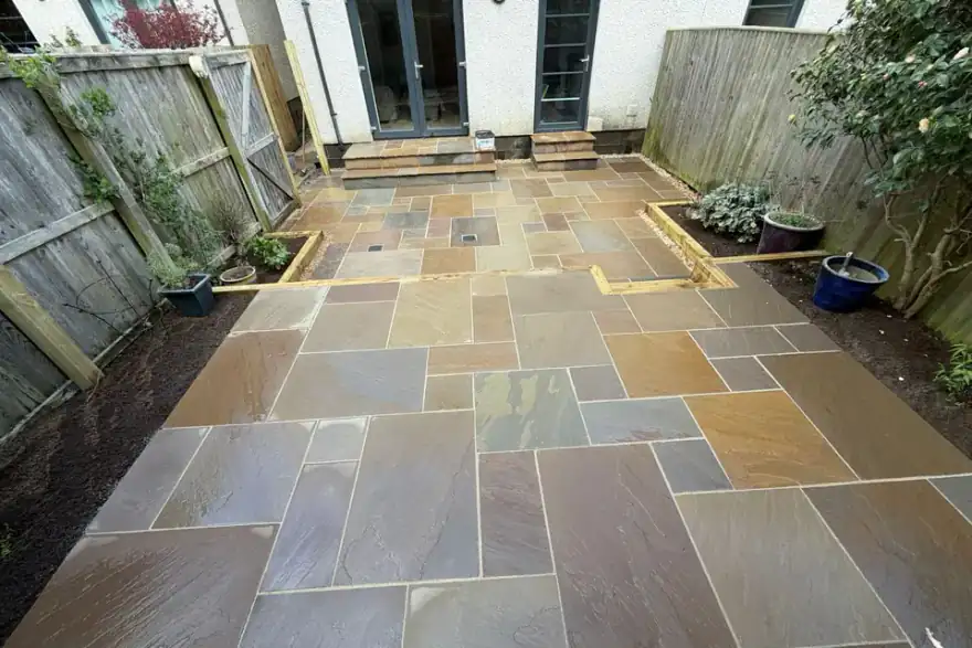 Artificial grass installation by Tayside Landscaping