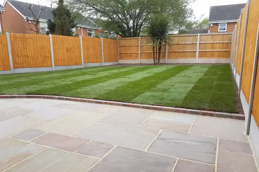 Artificial grass installation by Teddy Rose