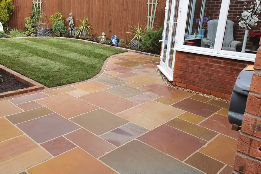 Artificial grass installation by Teddy Rose