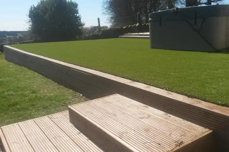 Artificial grass installation by The Artificial Grass Guys