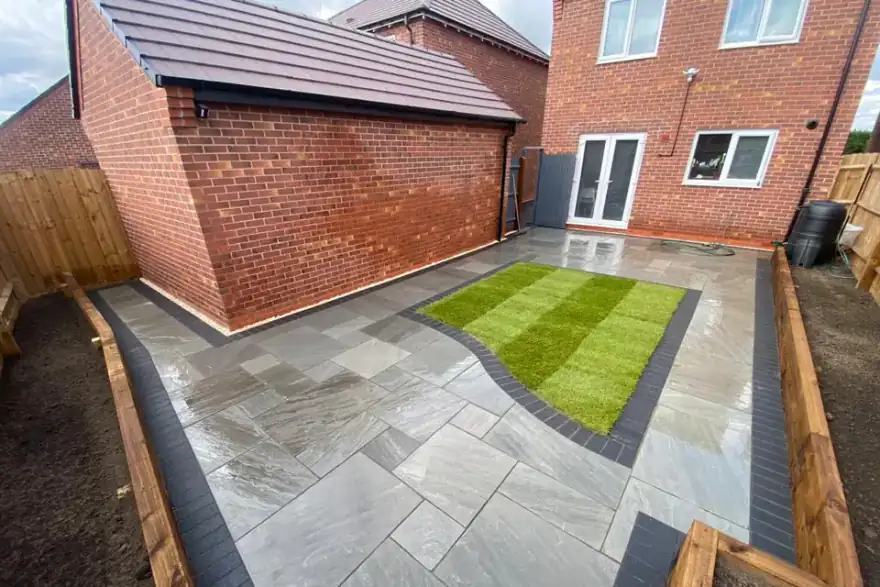 Artificial grass installation by The Bearded Gardener & Property Maintenance Ltd