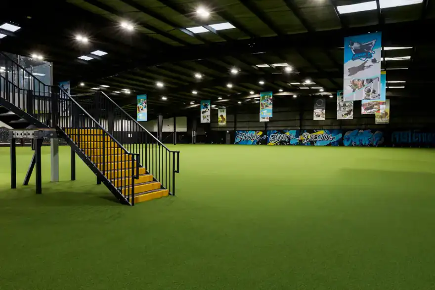 Artificial grass installation by The Grass Factory