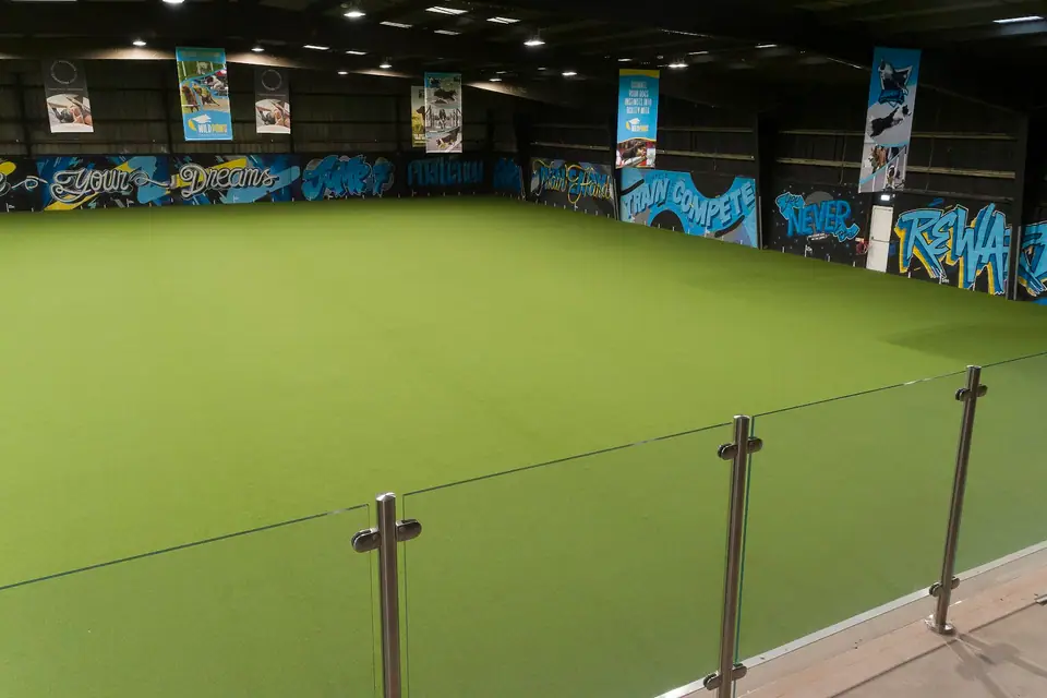 Artificial grass installation by The Grass Factory
