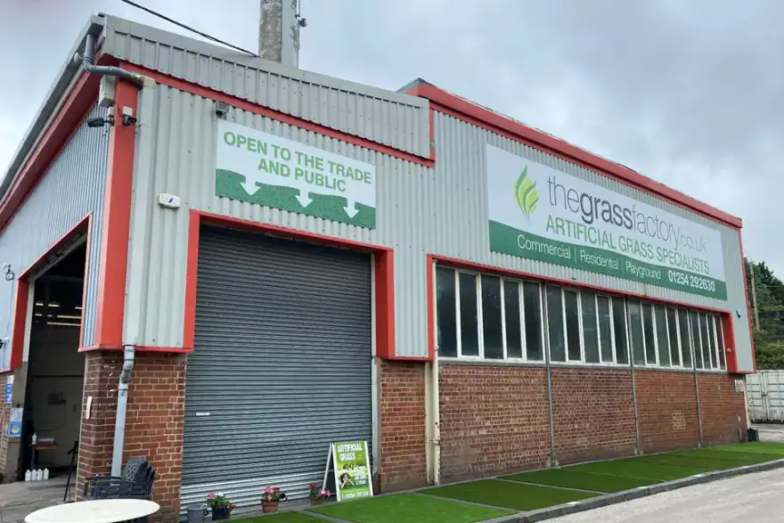 Artificial grass installation by The Grass Factory