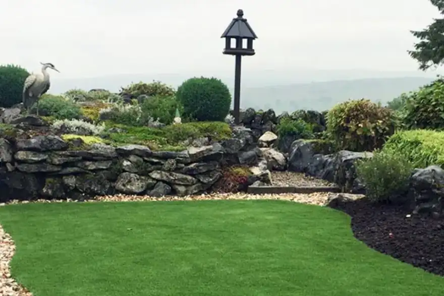 Artificial grass installation by The Grass Factory