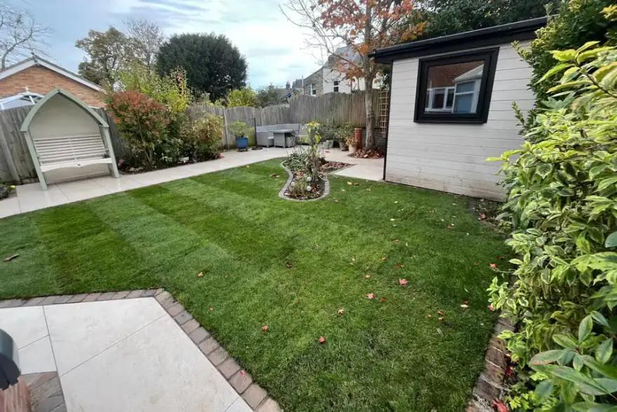 Artificial grass installation by The Grass Master - Landscaping, Turfing, Artificial Turf Supply