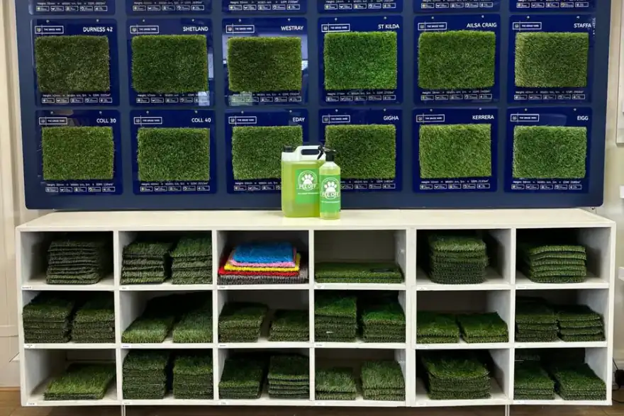 Artificial grass installation by The Grass Yard