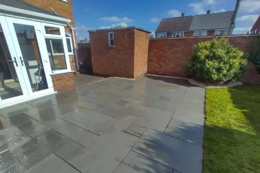 Artificial grass installation by The Landscape Gardeners Stafford