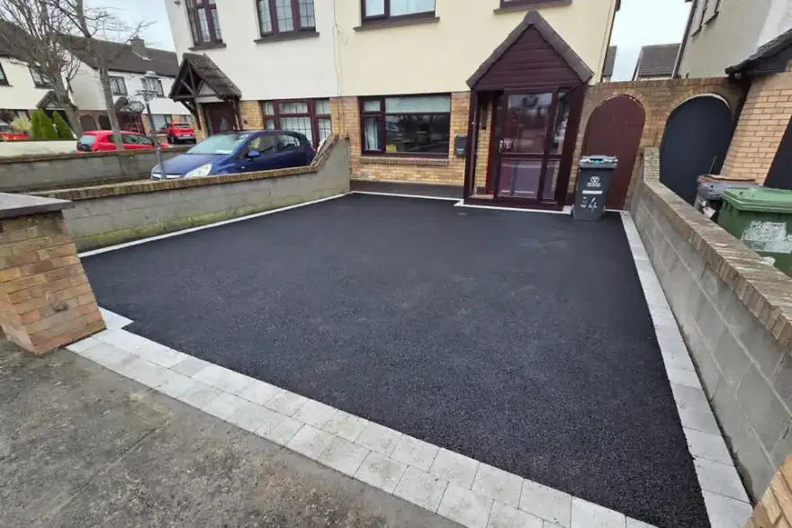 Artificial grass installation by Top Pave Driveways