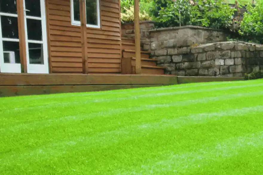 Artificial grass installation by Total Turfing
