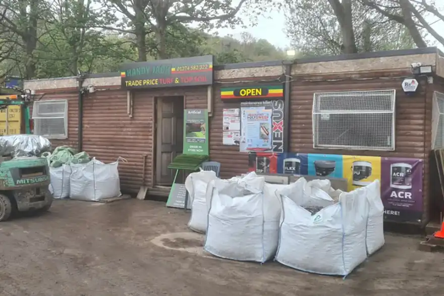 Artificial grass installation by Handy Jack Trade Price Turf and Topsoil