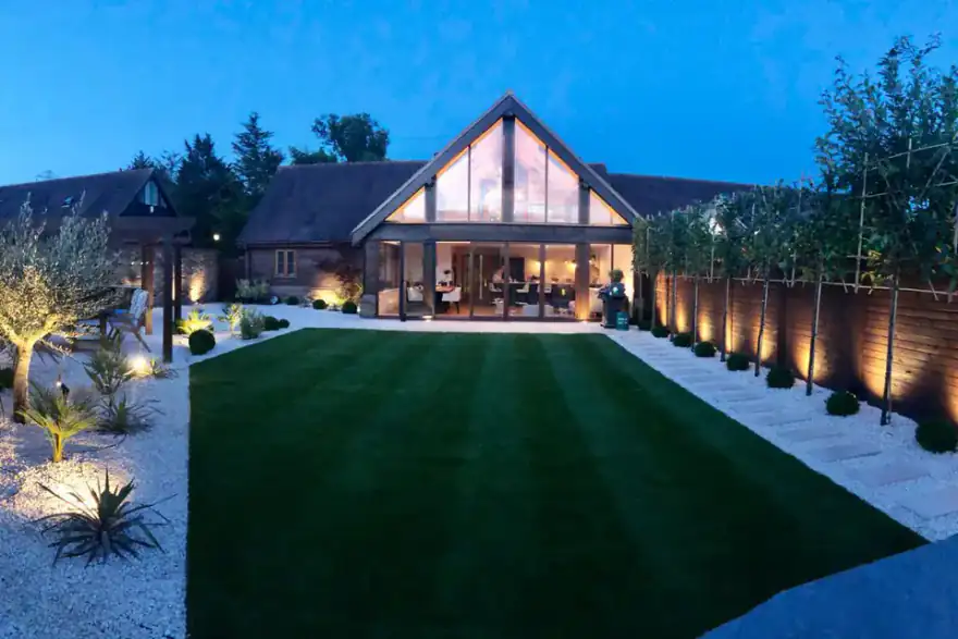 Artificial grass installation by Trendy Landscapes