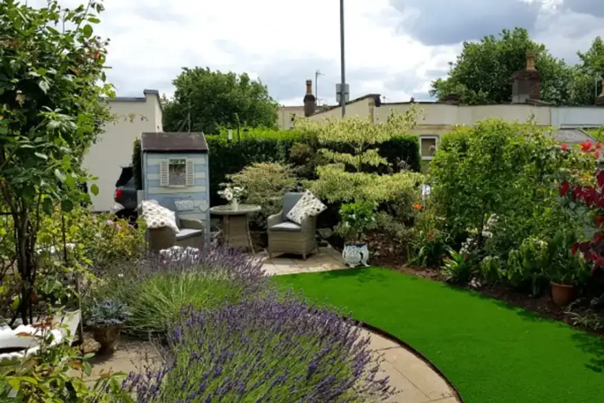 Artificial grass installation by Turf King
